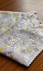 将图像加载到图库查看器中， Women&#39;s Lucknowi Handcrafted Cotton Chikankari Kurti - HONC0279209
