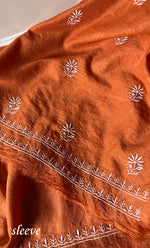 将图像加载到图库查看器中， Women&#39;s Lakhnavi Handcrafted Maheshwari Mul Chanderi Kurta And Dupatta Set - HONC0275132
