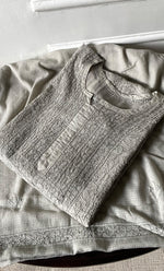 Load image into Gallery viewer, Women's Lakhnavi Handcrafted Kota Cotton Semi - Stitched Kurta And Dupatta Set- HONC0314212