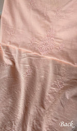 将图像加载到图库查看器中， Women's Lakhnavi Handcrafted Unstitched Cotton Chikankari Kurta Dupatta Set - HONC0362876