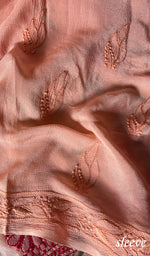 Load image into Gallery viewer, Women&#39;s Lakhnavi Handcrafted Mul Chanderi Unstitched Kurta And Dupatta Set - HONC080002

