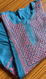 Load image into Gallery viewer, Women&#39;s Lucknowi Handcrafted Cotton Chikankari Kurti - HONC0298715
