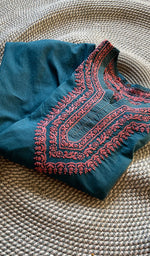 Load image into Gallery viewer, Women&#39;s Lucknowi Handcrafted Cotton Chikankari Kurti - HONC0301002
