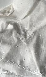 Load image into Gallery viewer, Women's Lakhnavi Handcrafted Unstitched Mul Chanderi Kurta And Dupatta Set - HONC0324844