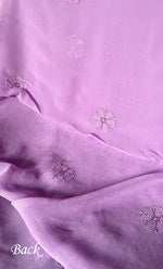 将图像加载到图库查看器中， Women&#39;s Lakhnavi Handcrafted Viscose Georgette Chikankari Full Suit Material - HONC0299906
