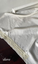 Load image into Gallery viewer, Lucknowi Handcrafted Munga Silk Chikankari Unstitched Men&#39;s Kurta Fabric - HONC0230087
