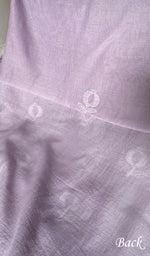 Load image into Gallery viewer, Women's Lakhnavi Handcrafted Chanderi Silk Unstitched Chikankari Full Suit - HONC0345270