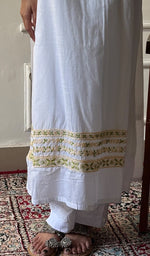 Load image into Gallery viewer, Huma Women's Lucknowi Handcrafted Cotton Chikankari Kurti - HONC0160413