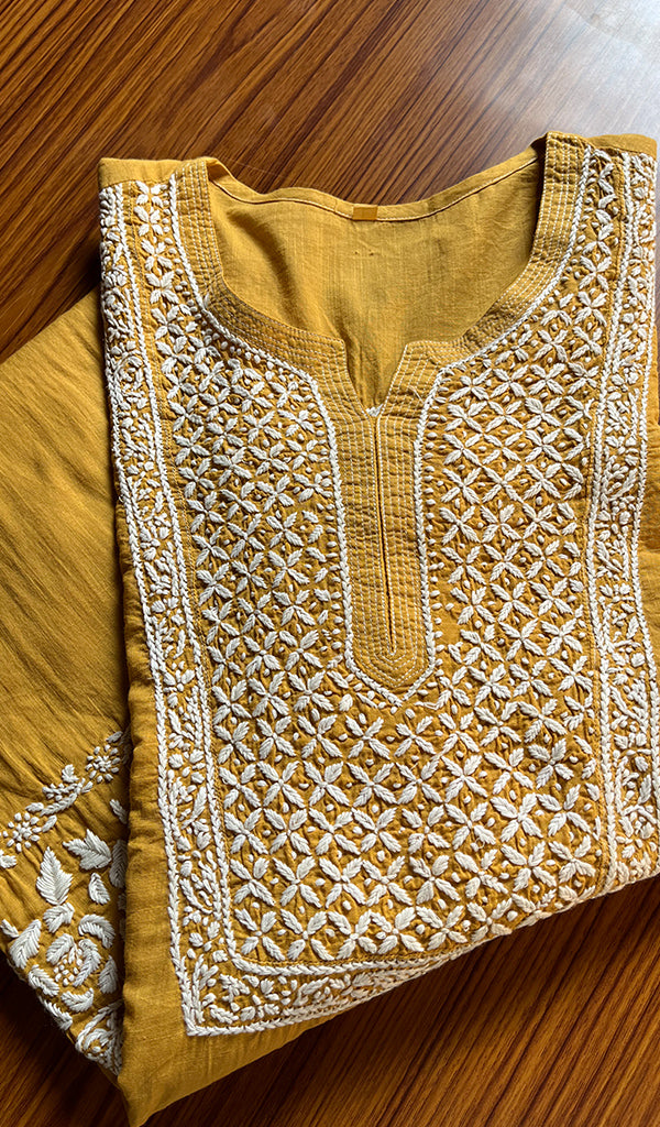 Women's Lucknowi Handcrafted Cotton Chikankari Kurti - HONC0301040