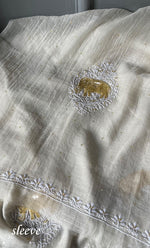 Load image into Gallery viewer, Women&#39;s Lakhnavi Handcrafted Mul Chanderi Unstitched Kurta And Dupatta Set - HONC0310889
