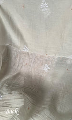 Load image into Gallery viewer, Women&#39;s Lakhnavi Handcrafted Mul Chanderi Unstitched Kurta And Dupatta Set- HONC0313318
