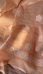 Load image into Gallery viewer, Alayna Women&#39;s Lakhnavi Handcrafted Unstitched Cotton Chikankari Suit Material - HONC0294560
