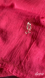 Load image into Gallery viewer, Women&#39;s Lakhnavi Handcrafted  Maheshwari  Mul Chanderi Kurta And Dupatta Set - HONC0288853
