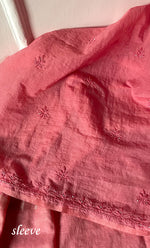 Load image into Gallery viewer, Women&#39;s Lakhnavi Handcrafted Mul Chanderi Unstitched Chikankari Full Suit Material - HONC0314654
