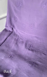 将图像加载到图库查看器中， Women&#39;s Lakhnavi Handcrafted Viscose Georgette Chikankari Full Suit Material - HONC0274222
