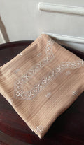 Aarya Lucknowi Handcrafted Cotton  Unstitched Chikankari Unstitched Unisex Kurta Fabric - HONC0646463