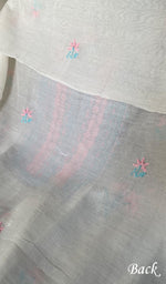 Load image into Gallery viewer, Women's Lakhnavi Handcrafted Mul Chanderi Unstitched Kurta And Dupatta Set - HONC0355683