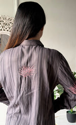 Load image into Gallery viewer, Vaishali Women's Lucknowi Handcrafted Cotton Chikankari Long Dress - HONC0341150