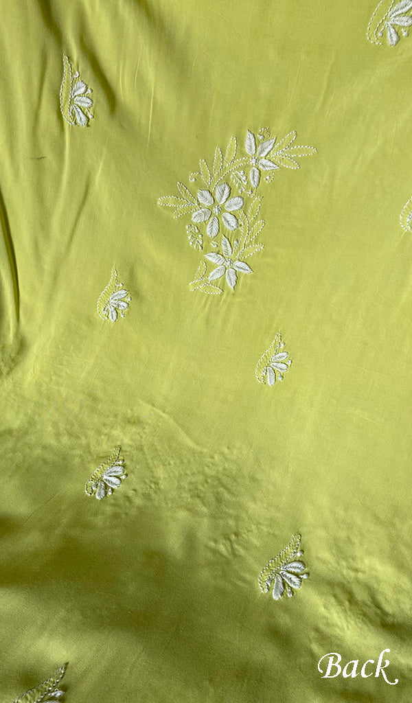 Women's Lakhnavi Handcrafted Modal Cotton Chikankari Suit Material - HONC0275951