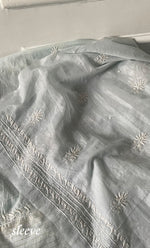 将图像加载到图库查看器中， Women's Lakhnavi Handcrafted Mul Chanderi Unstitched Kurta And Dupatta Set - HONC0273088