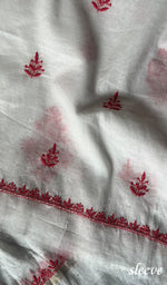 Load image into Gallery viewer, Women&#39;s Lakhnavi Handcrafted Mul Chanderi Unstitched Kurta And Dupatta Set - HONC0278140
