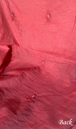 Load image into Gallery viewer, Women's Lakhnavi Handcrafted Mul Chanderi Unstitched Chikankari Full Suit Material - HONC0300851