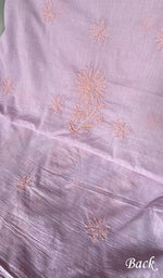 Load image into Gallery viewer, Women's Lakhnavi Handcrafted Cotton Unstitched Chikankari Suit Material - HONC0358200