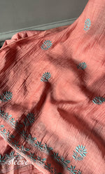 Load image into Gallery viewer, Women&#39;s Lakhnavi Handcrafted Mul Chanderi Unstitched Kurta And Dupatta Set - HONC0280886
