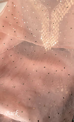 将图像加载到图库查看器中， Alfia Women&#39;s Lakhnavi Handcrafted Pure Organza Chikankari Unstitched Kurta And Dupatta Set- HONC0786056
