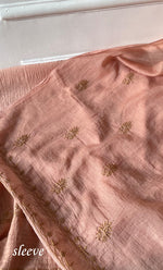 Load image into Gallery viewer, Women&#39;s Lakhnavi Handcrafted Maheshwari Mul Chanderi Unstitched Kurta And Dupatta Set - HONC0270061
