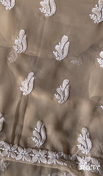 Load image into Gallery viewer, Women's Lucknowi Handcrafted Faux-Georgette Chikankari Suit Material - HONC0263018