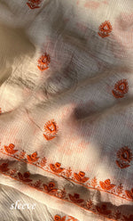 将图像加载到图库查看器中， Women&#39;s Lakhnavi Handcrafted Maheshwari Mul Chanderi UnStitched Kurta And Dupatta Set - HONC0288345
