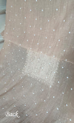 Load image into Gallery viewer, Women's Lakhnavi Handcrafted Unstitchd Mul Chanderi Kurta And Dupatta Set - HONC0338195