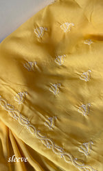 Load image into Gallery viewer, Women's Lakhnavi Handcrafted Unstitched Cotton Chikankari Suit Material - HONC0316591