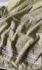 将图像加载到图库查看器中， Mehr Women&#39;s Lakhnavi Handcrafted Maheshwari Mul Chanderi Kurta And Dupatta Set - HONC0285404
