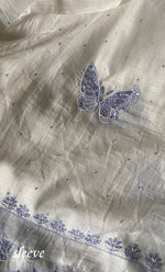 将图像加载到图库查看器中， Women&#39;s Lakhnavi Handcrafted Mul Chanderi Unstitched Kurta And Dupatta Set - HONC0302249
