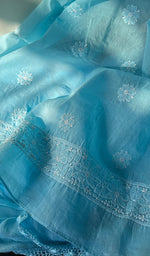 Load image into Gallery viewer, Alayna Women&#39;s Lakhnavi Handcrafted Unstitched Cotton Chikankari Suit Material - HONC0294558
