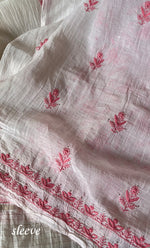 将图像加载到图库查看器中， Women's Lakhnavi Handcrafted Maheshwari Mul Chanderi UnStitched Kurta And Dupatta Set - HONC0278953