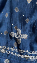 Load image into Gallery viewer, Women&#39;s Lakhnavi Handcrafted Mul Chanderi Unstitched Kurta And Dupatta Set - HONC0261781
