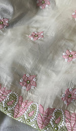 Load image into Gallery viewer, Women&#39;s Lakhnavi Handcrafted Cotton Chikankari Suit Material - HONC0291773
