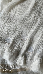 将图像加载到图库查看器中， Women&#39;s Lakhnavi Handcrafted Mul Chanderi Unstitched Kurta And Dupatta Set - HONC0298596
