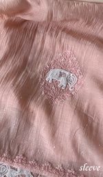 Load image into Gallery viewer, Hunar Women&#39;s Lakhnavi Handcrafted Mul Chanderi Kurta And Dupatta Set - HONC0277082
