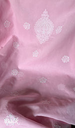 Load image into Gallery viewer, Alayna Women&#39;s Lakhnavi Handcrafted Unstitched Cotton Chikankari Suit Material - HONC0294567
