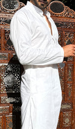 Load image into Gallery viewer, Men's Lucknowi Handcrafted Cotton Chikankari Kurta - HONC0337903