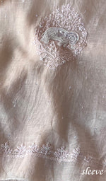 Load image into Gallery viewer, Women&#39;s Lakhnavi Handcrafted Mul Chanderi Chikankari Full Suit Material - HONC0282561
