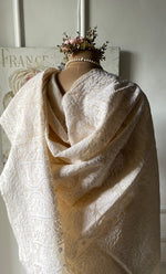 Load image into Gallery viewer, Women's Lakhnavi Handcrafted Cotton Chikankari Saree - HONC0317296
