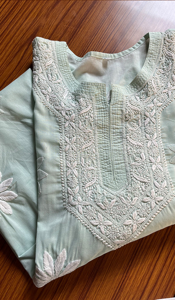 Women's Lucknowi Handcrafted Cotton Chikankari Kurti - HONC0301030
