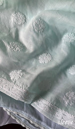 Load image into Gallery viewer, Women&#39;s Lakhnavi Handcrafted Cotton Chikankari Suit Material - HONC0291822
