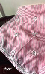 Load image into Gallery viewer, Shumaira Women's Lakhnavi Handcrafted Cotton Chikankari Unstitched Kurti Fabric - HONC0326380