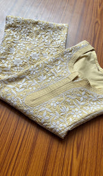 将图像加载到图库查看器中， Women&#39;s Lucknowi Handcrafted Cotton Chikankari Kurti - HONC0301009
